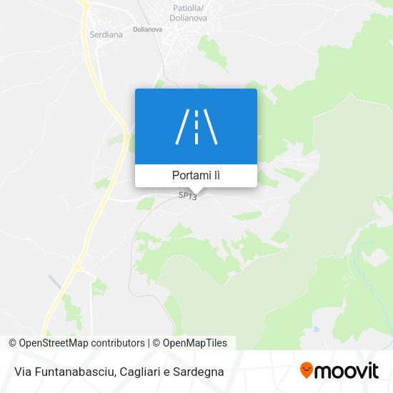 Mappa Via Funtanabasciu