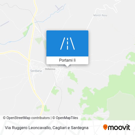 Mappa Via Ruggero Leoncavallo