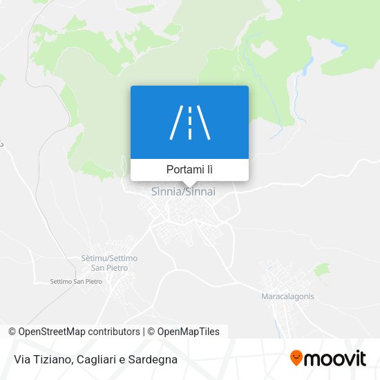 Mappa Via Tiziano