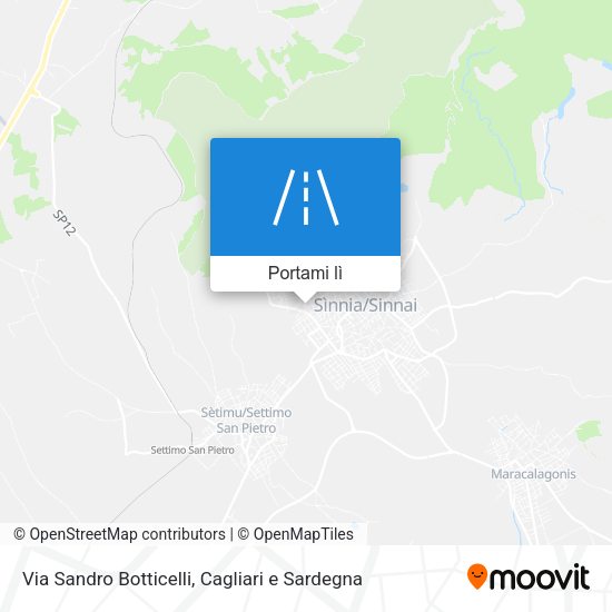 Mappa Via Sandro Botticelli