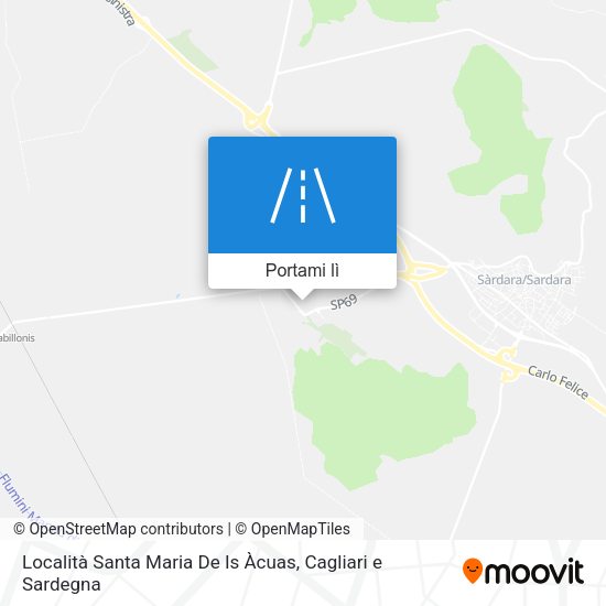 Mappa Località Santa Maria De Is Àcuas