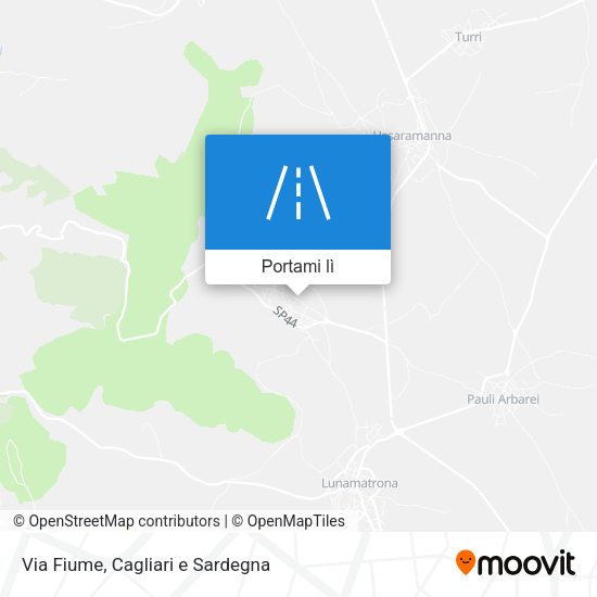 Mappa Via Fiume