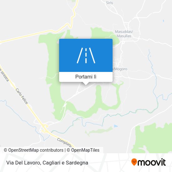 Mappa Via Del Lavoro