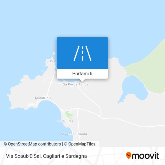 Mappa Via Scaub'E Sai