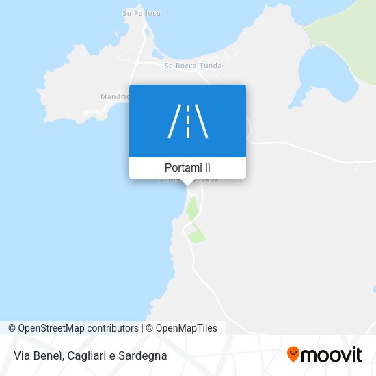 Mappa Via Beneì