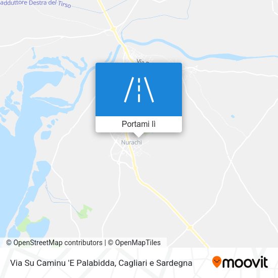 Mappa Via Su Caminu 'E Palabidda