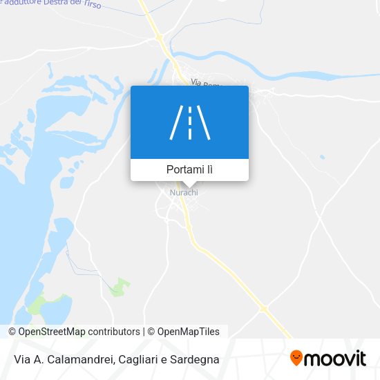 Mappa Via A. Calamandrei