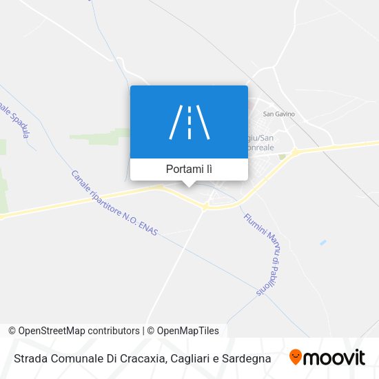 Mappa Strada Comunale Di Cracaxia