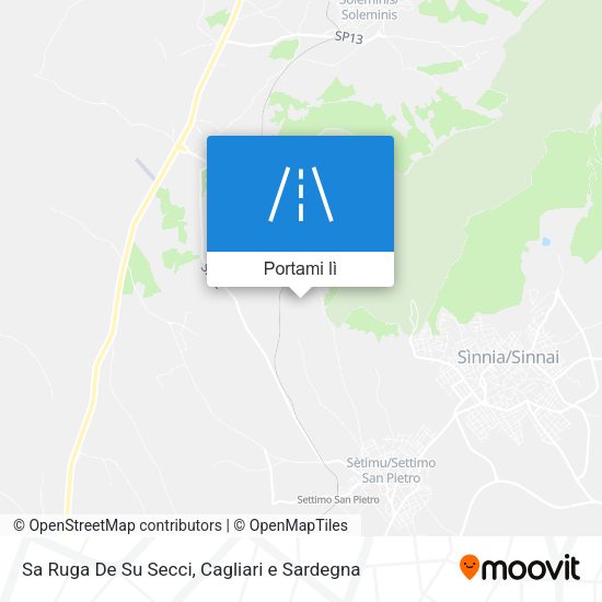 Mappa Sa Ruga De Su Secci