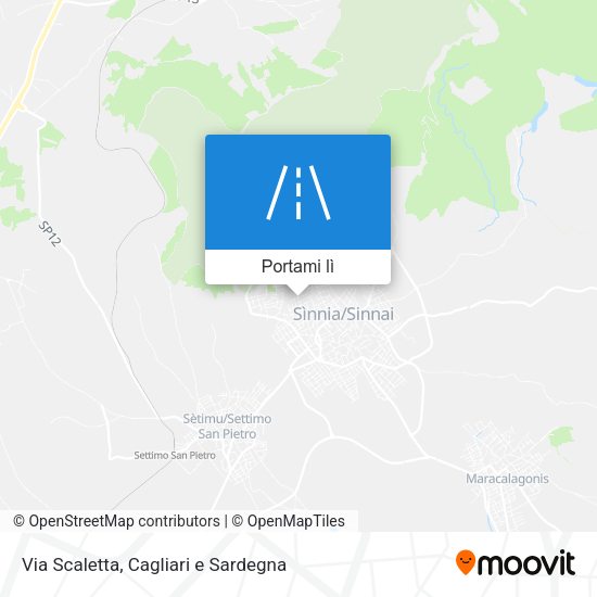 Mappa Via Scaletta