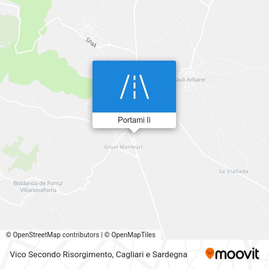 Mappa Vico Secondo Risorgimento