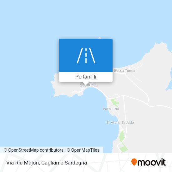 Mappa Via Riu Majori
