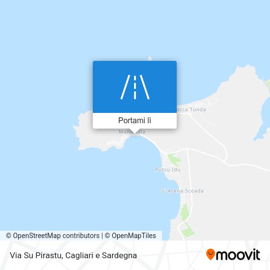 Mappa Via Su Pirastu
