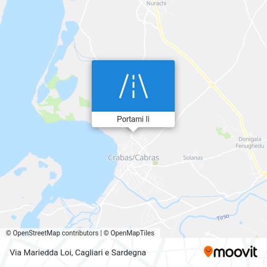 Mappa Via Mariedda Loi