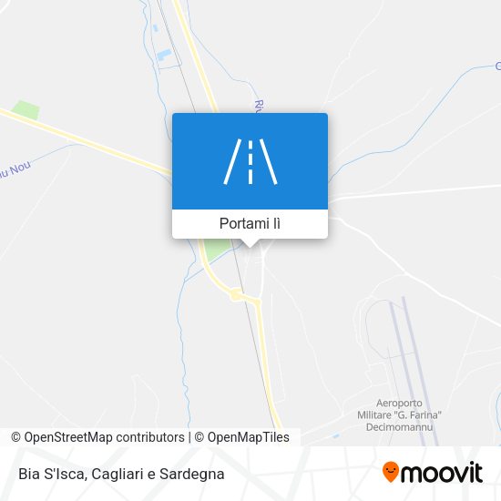 Mappa Bia S'Isca
