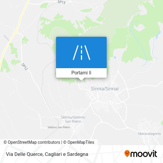 Mappa Via Delle Querce