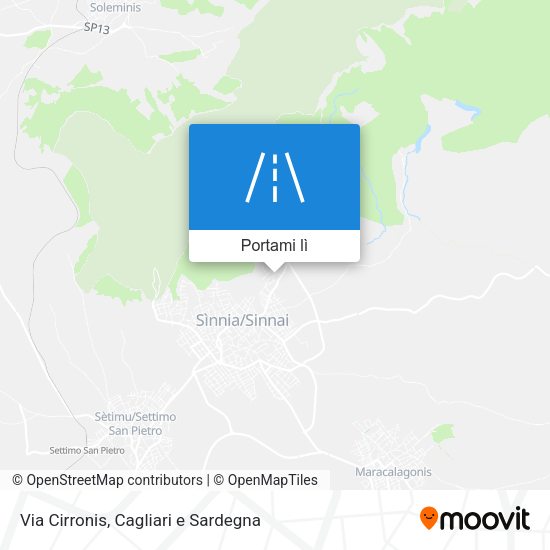 Mappa Via Cirronis