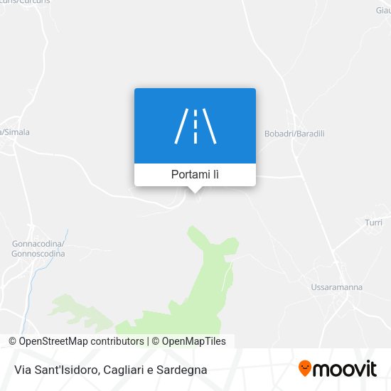 Mappa Via Sant'Isidoro