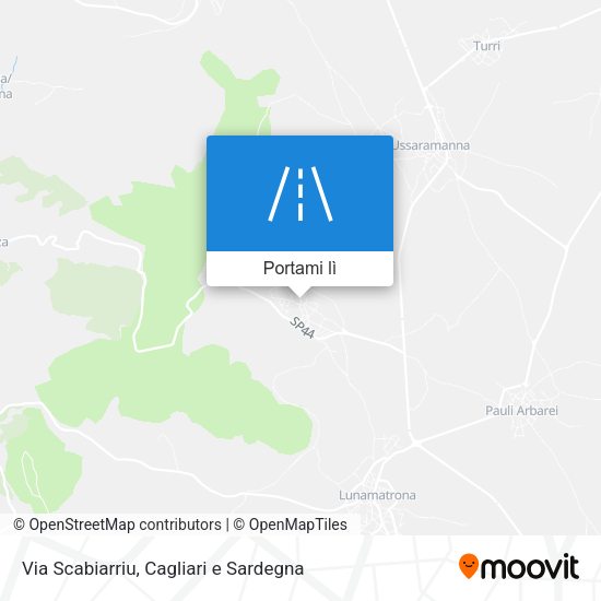 Mappa Via Scabiarriu