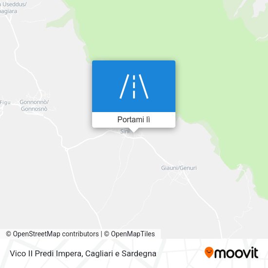 Mappa Vico II Predi Impera