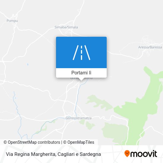 Mappa Via Regina Margherita