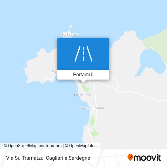 Mappa Via Su Tramatzu