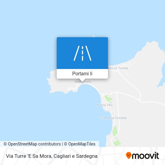 Mappa Via Turre 'E Sa Mora