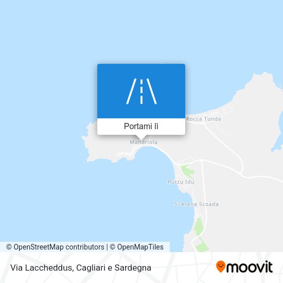 Mappa Via Laccheddus