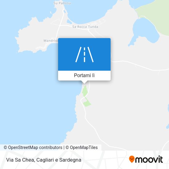 Mappa Via Sa Chea