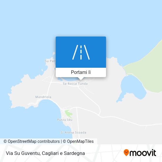Mappa Via Su Guventu