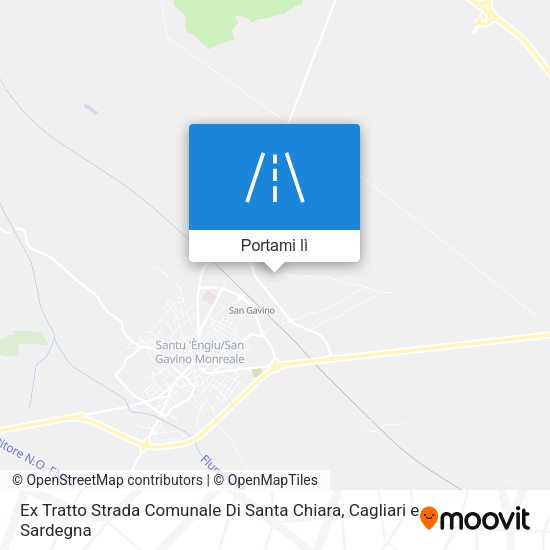 Mappa Ex Tratto Strada Comunale Di Santa Chiara