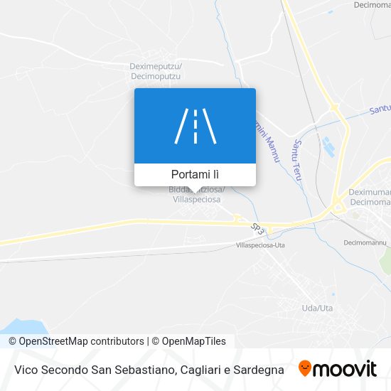 Mappa Vico Secondo San Sebastiano