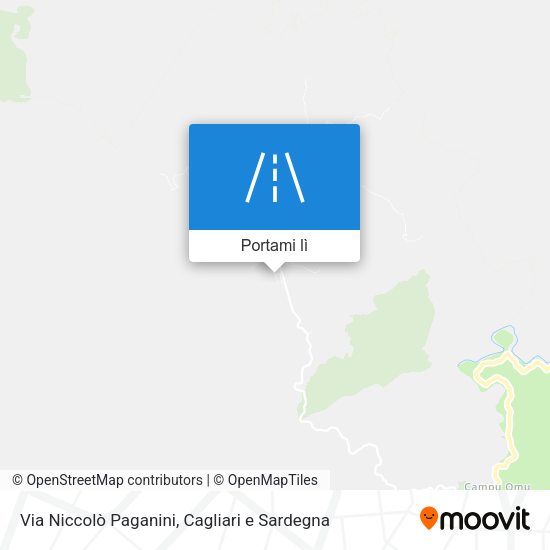 Mappa Via Niccolò Paganini