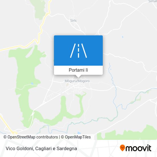 Mappa Vico Goldoni