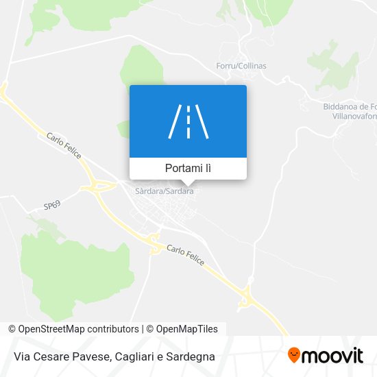 Mappa Via Cesare Pavese