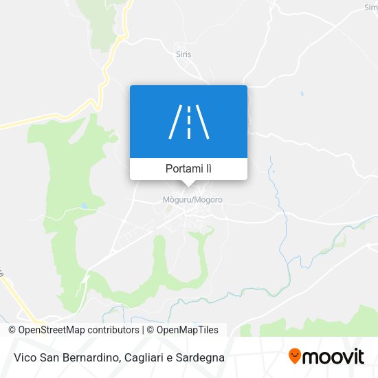 Mappa Vico San Bernardino