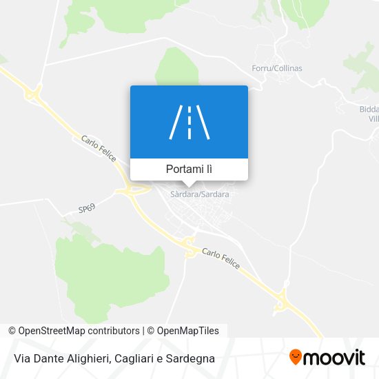 Mappa Via Dante Alighieri