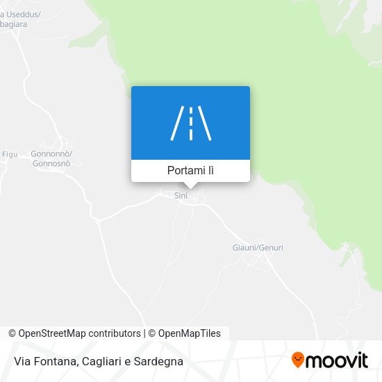 Mappa Via Fontana