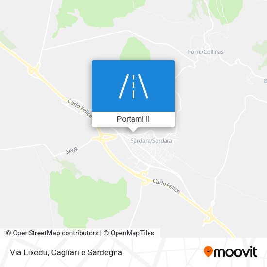 Mappa Via Lixedu