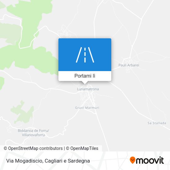 Mappa Via Mogadiscio