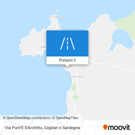 Mappa Via Punt'E S'Archittu