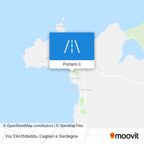 Mappa Via S'Architeddu