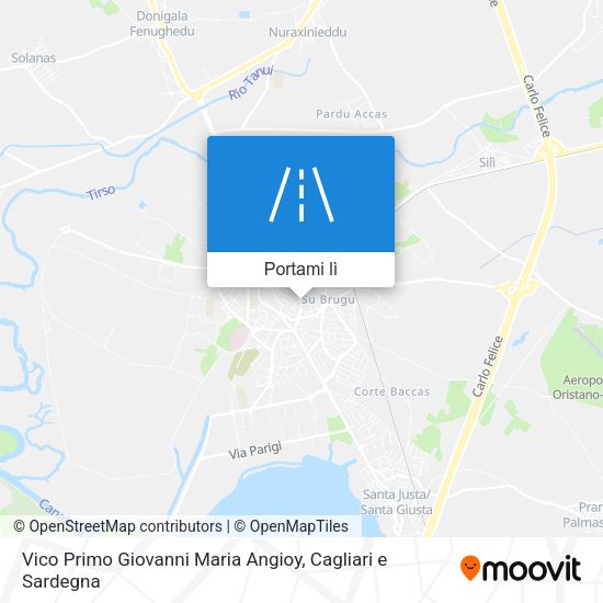 Mappa Vico Primo Giovanni Maria Angioy