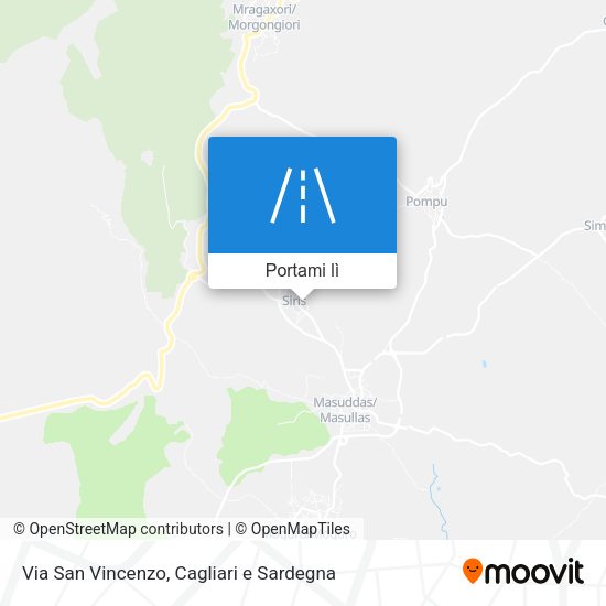 Mappa Via San Vincenzo