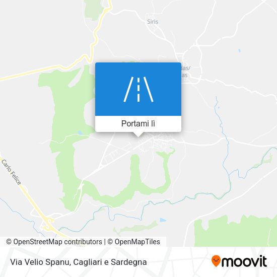 Mappa Via Velio Spanu