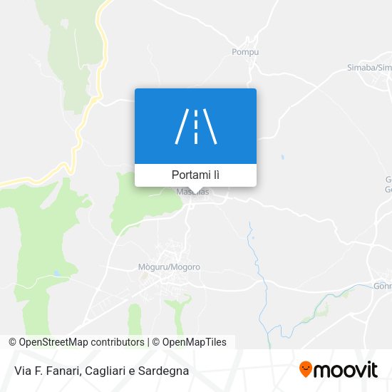 Mappa Via F. Fanari