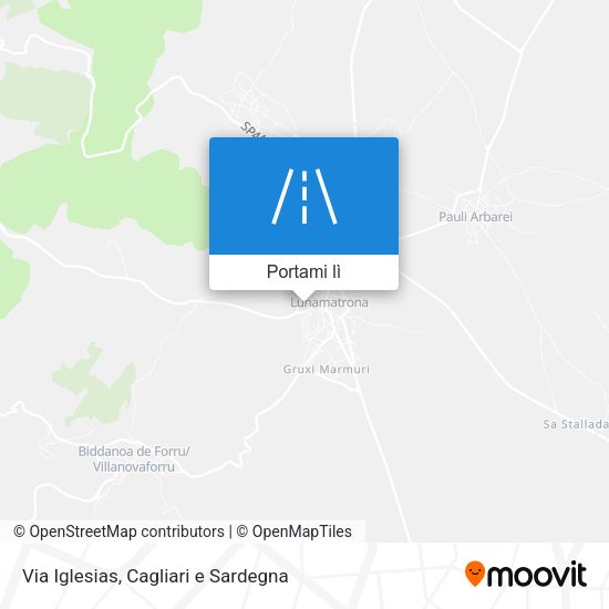 Mappa Via Iglesias
