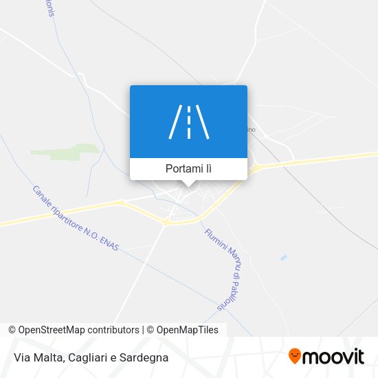 Mappa Via Malta