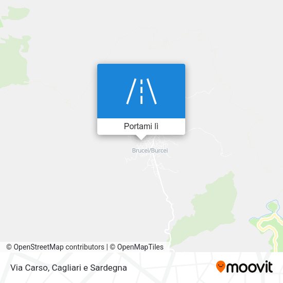 Mappa Via Carso