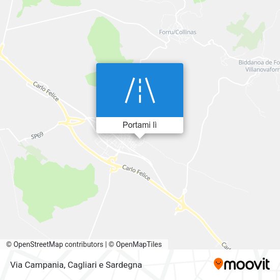 Mappa Via Campania